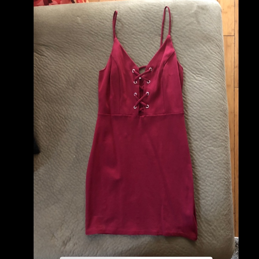 Maroon dress